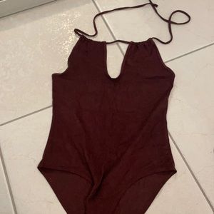 Velvet leotard